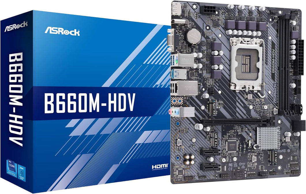 ASRock B660M-HDV Scheda Madre Intel LGA 1700