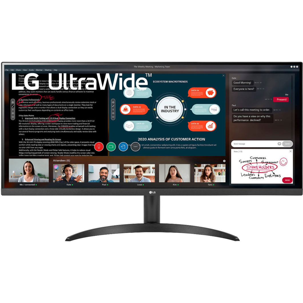 LG 34WP500-B Monitor UltraWide 34