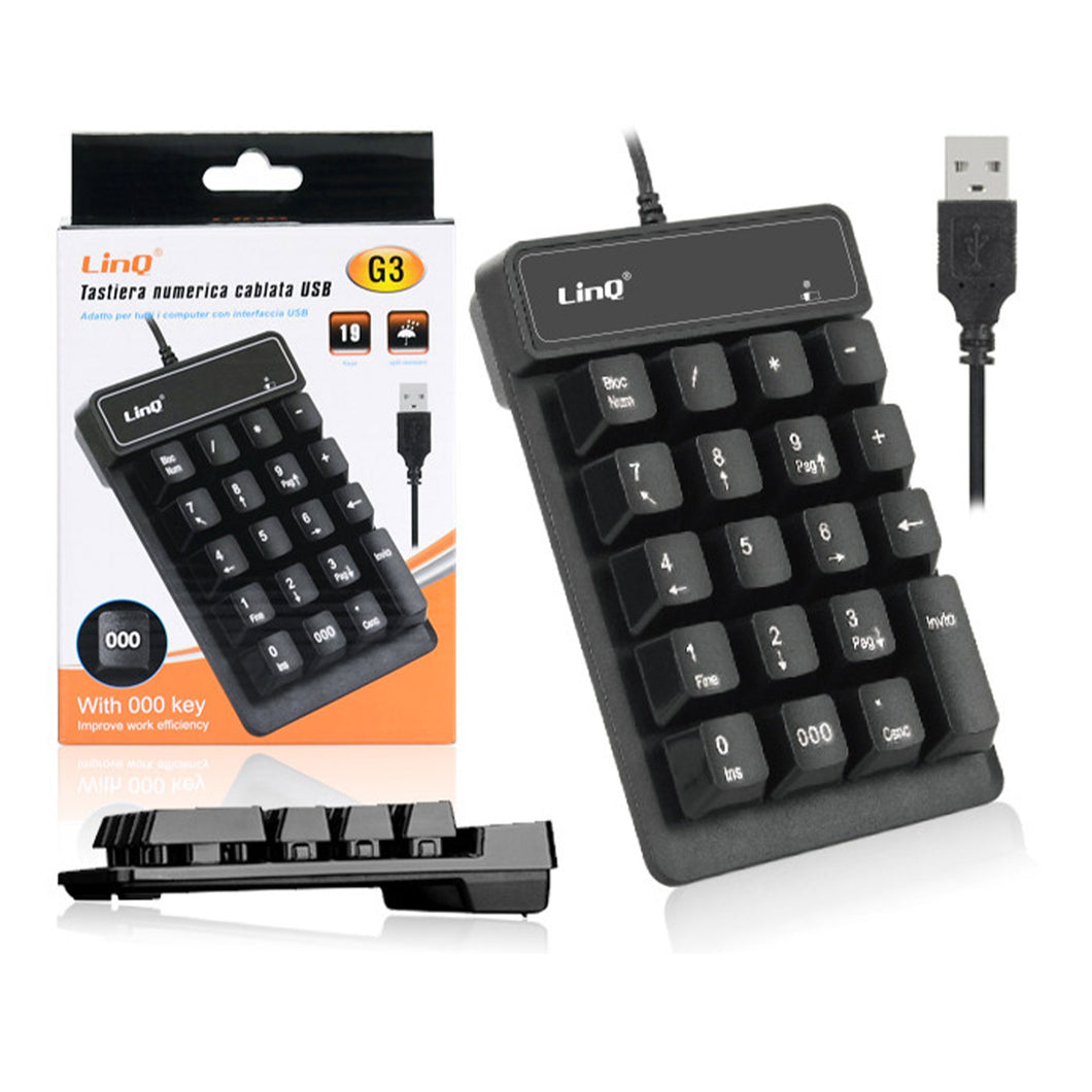 LinQ Tastiera Numerica USB G3