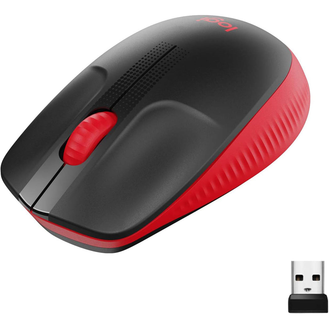 Mouse Wireless Logitech M190 Rosso